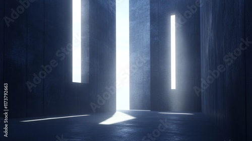Wallpaper Mural Futuristic Urban Space with Daylight Lighting Effects Torontodigital.ca