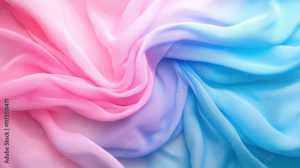 Fototapeta premium Abstract Pink and Blue Fabric Texture