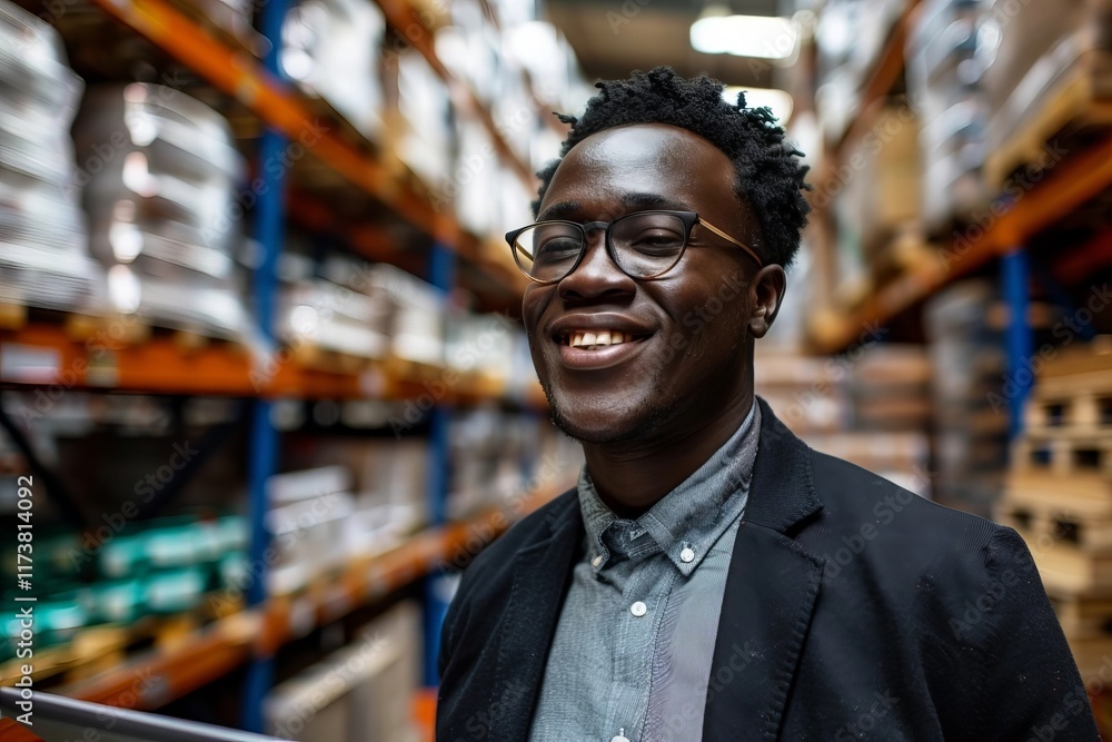 Warehouse Manager Utilizing Tablet to Monitor Inventory and Ensure Efficiency Warehouse Manager Utilizing Tablet to Monitor Inventory and Ensure Efficiency
