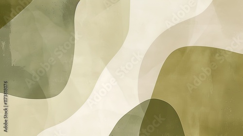 a decent abstract background with shapes in earthly tones  photo