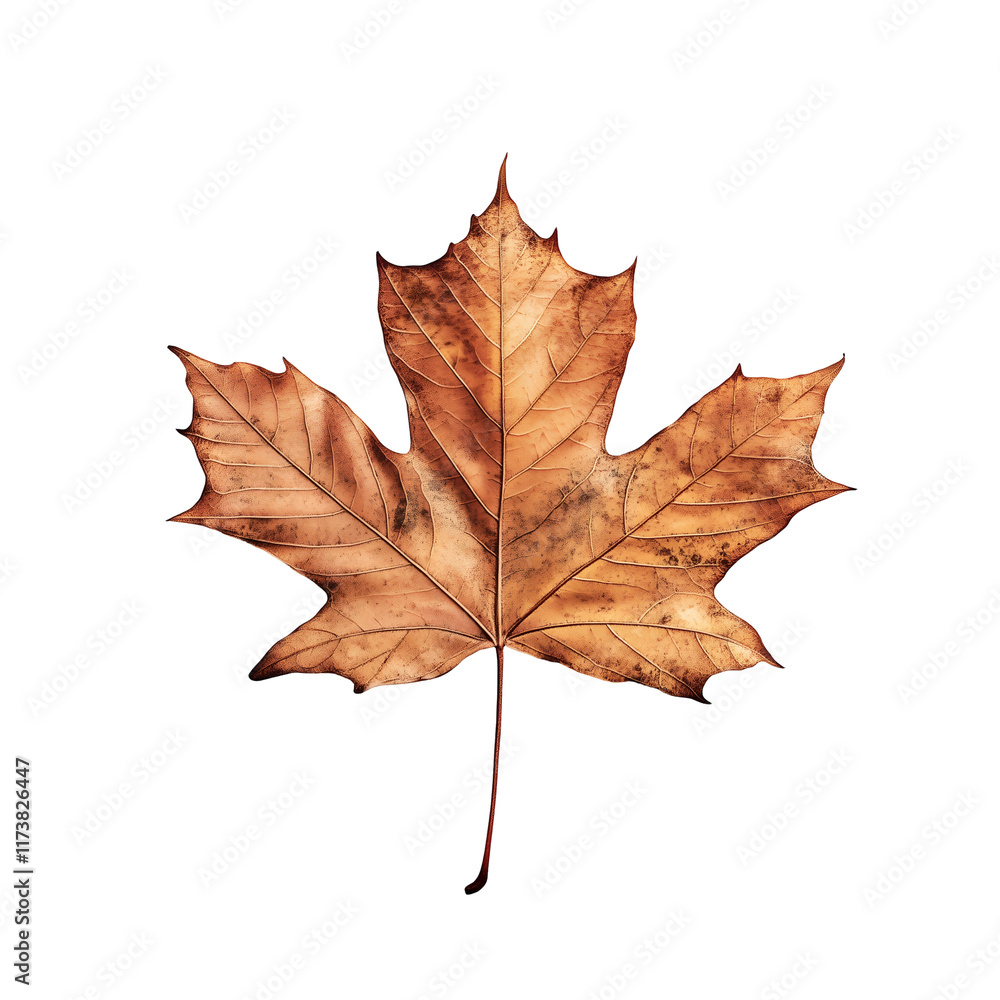 Obraz premium Autumn maple leaf.