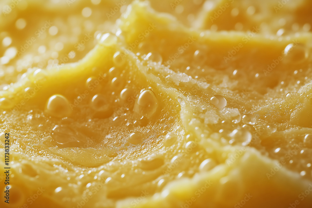 Limoncello panettone showcases rich texture and vibrant flavors in close-up Limoncello panettone showcases rich texture and vibrant flavors in close-up