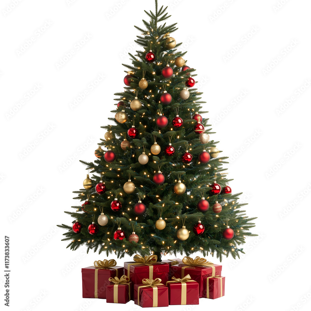 Christmas tree with gifts Christmas tree with gifts
