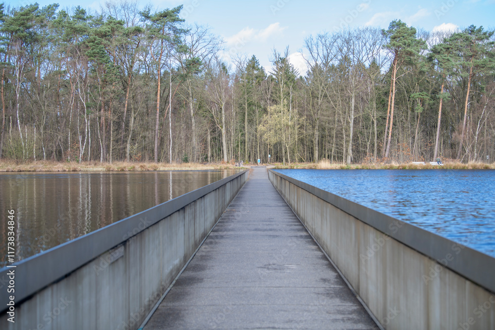 Naklejka premium Lac in bokrijk