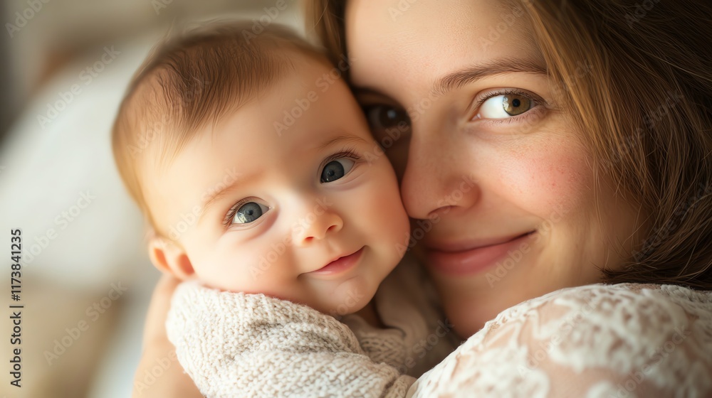 Infographic on Mother Baby with a focus on important facts and practical applications--ar 16:9 Infographic on Mother Baby with a focus on important facts and practical applications--ar 16:9