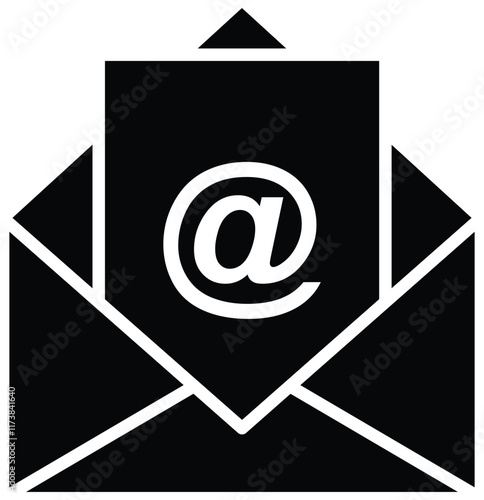 Gmail icon vector. Mail symbol editable illustration clipart design. Message mail icon sign vector. Gmail icon Thin outline art symbol. SMS icon set. New gmail, email. Dialog, chat. Eps 10