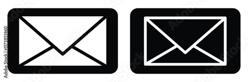 Gmail icon vector. Mail symbol editable illustration clipart design. Message mail icon sign vector. Gmail icon Thin outline art symbol. SMS icon set. New gmail, email. Dialog, chat. Eps 10
