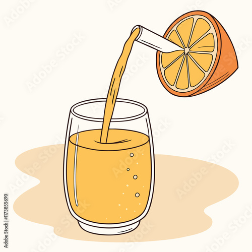 glass of orange juice