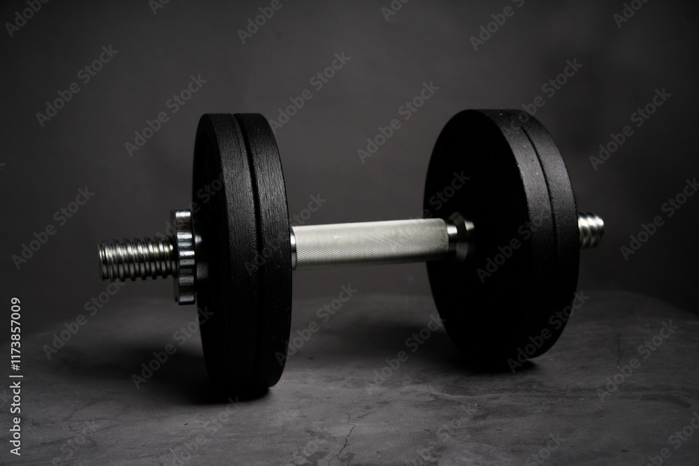 adjustable weight dumbbells on concrete adjustable weight dumbbells on concrete