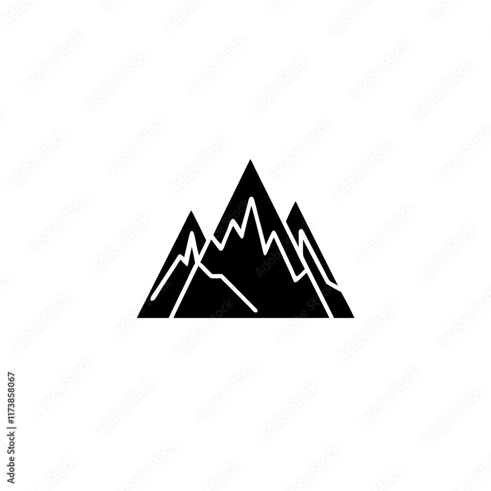Mountain icon isolated on transparent background
Mountain icon isolated on transparent background