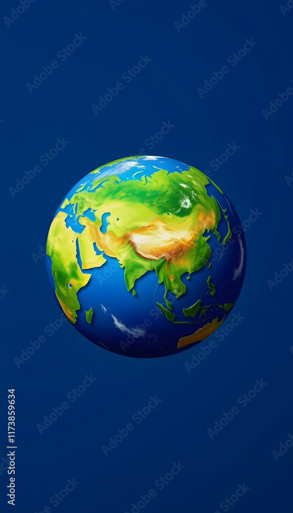 3d rendering continent in earth. earth rendering graphic background. europe countries map, asian style, with white tones 3d rendering continent in earth. earth rendering graphic background. europe countries map, asian style, with white tones