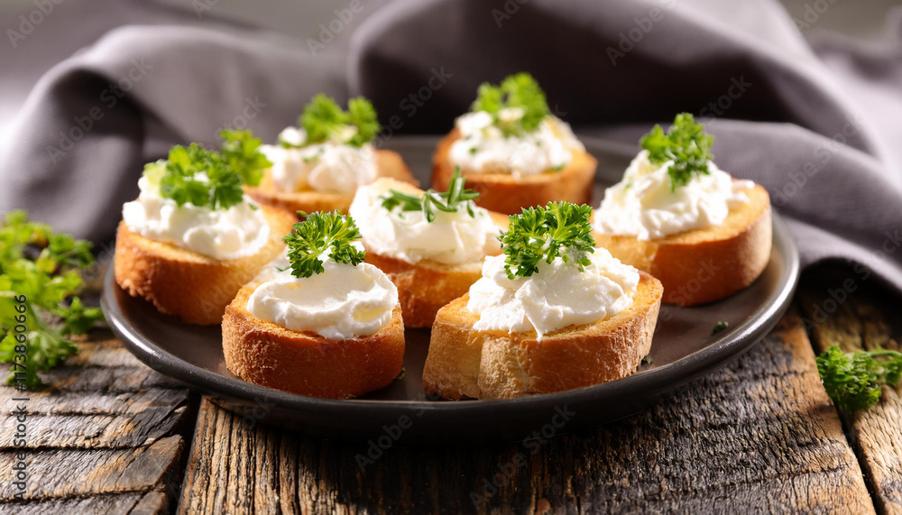 mini toast with cream cheese mini toast with cream cheese