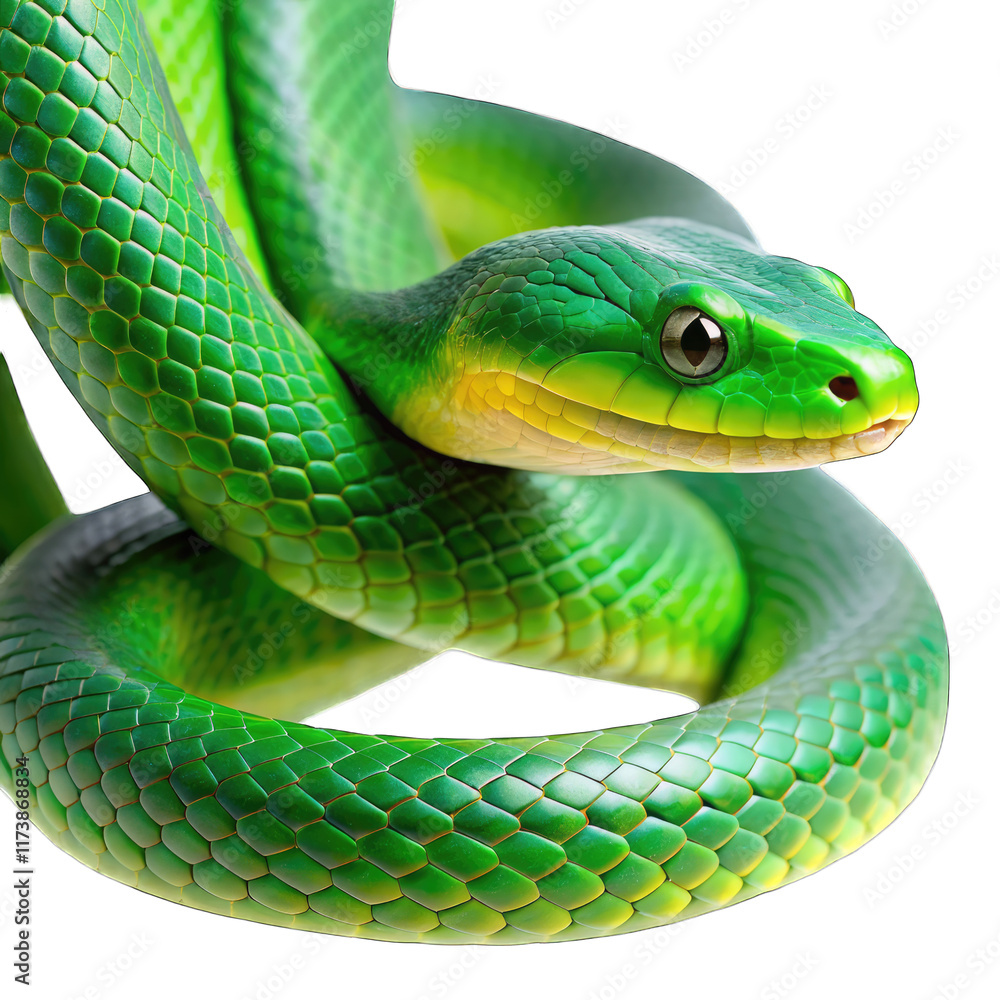 Fototapeta premium green snake
