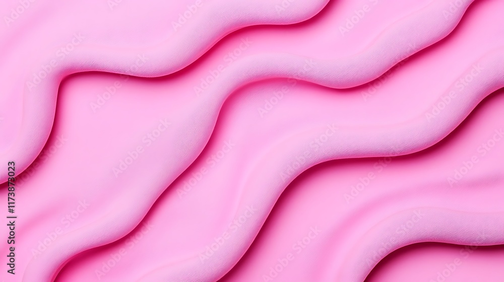 Pink, wavy, smooth, surface texture. Pink, wavy, smooth, surface texture.
