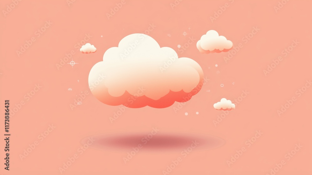 Thinking Bubble with soft, cloud-like edges and a dreamy gradient. Perfect for creative, imaginative, or inspirational designs Thinking Bubble with soft, cloud-like edges and a dreamy gradient. Perfect for creative, imaginative, or inspirational designs