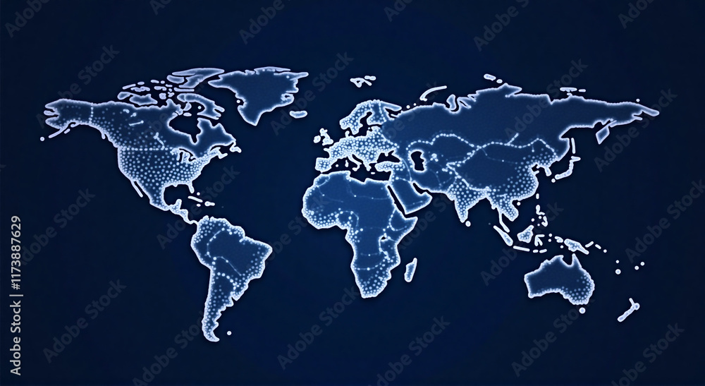 Fototapeta premium blue world, map, world, earth, globe, europe, asia, global, america, planet, continent, atlas, travel, illustration, countries, world map, vector, australia, geography, usa, business, continents, map