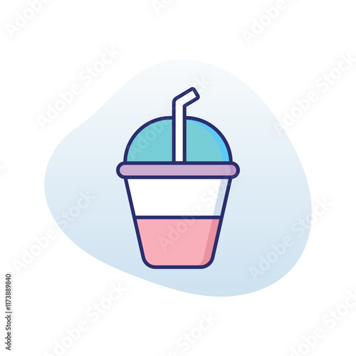 Slush Drink vector icon