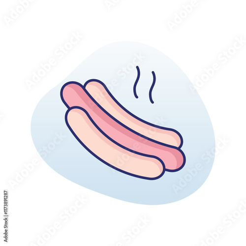 Hot Dog vector icon