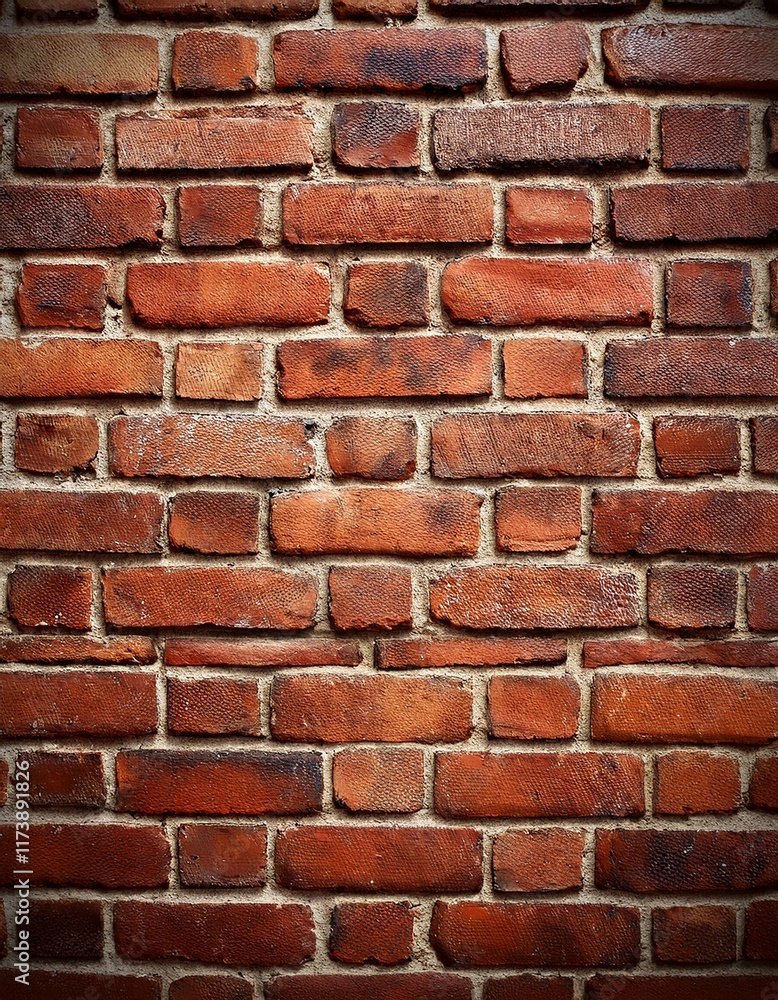 Stilvolle Perspektive einer Backsteinwand mit feiner Textur Stilvolle Perspektive einer Backsteinwand mit feiner Textur