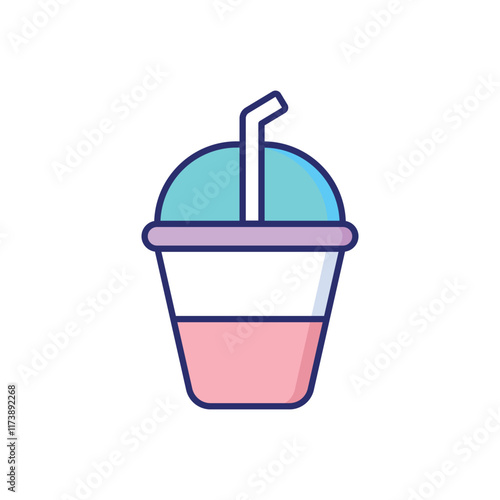 Slush Drink vector icon