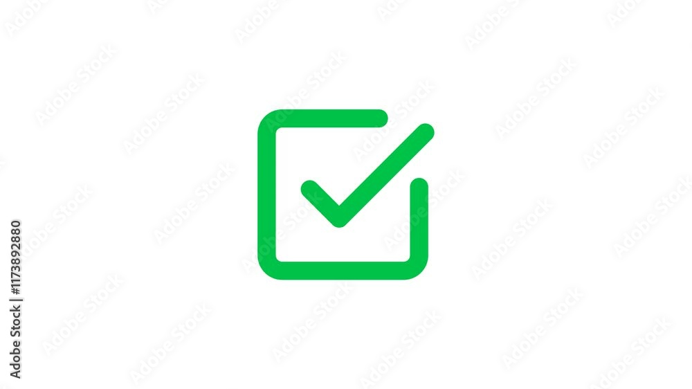 Check mark symbol Animation. approved tick mark icon, success. Animation of Check Mark. Check mark symbol, isolated on transparent background with alpha channel. Check mark symbol Animation. approved tick mark icon, success. Animation of Check Mark. Check mark symbol, isolated on transparent background with alpha channel.