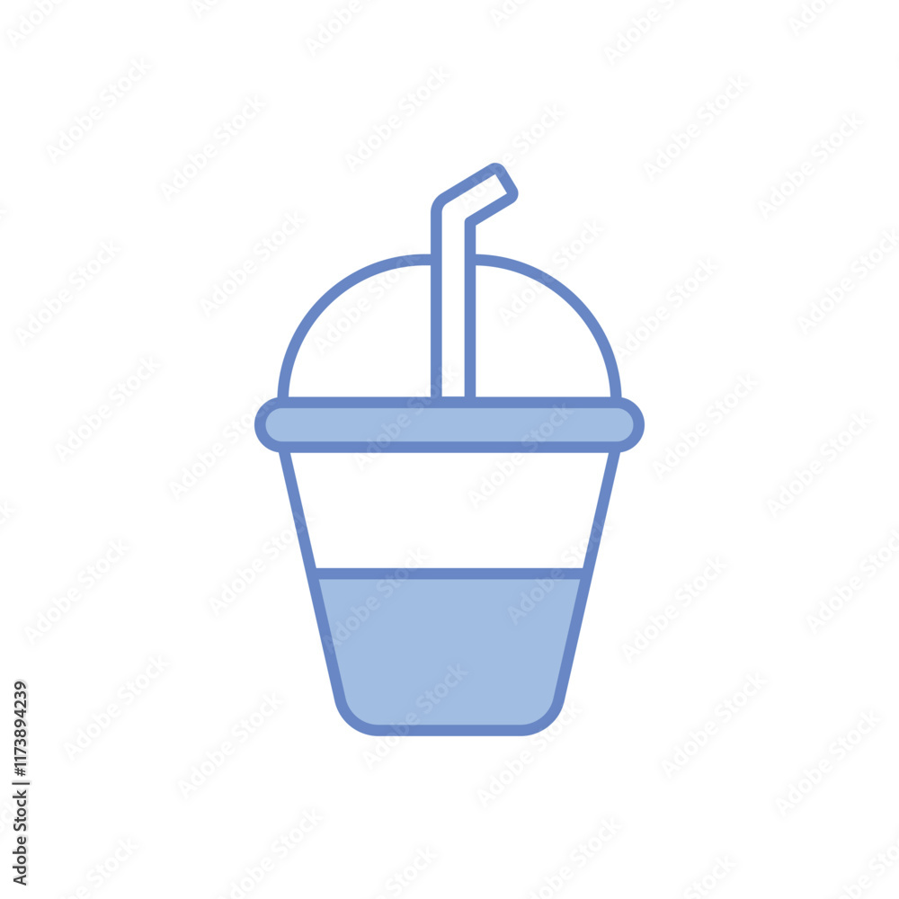 Slush Drink vector icon Slush Drink vector icon