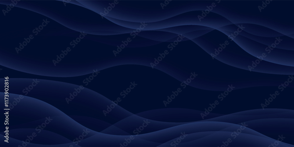 Experience the modern elegance of the abstract gradient wave background. Its dark blue waves create a captivating atmosphere for websites, social media, advertising, and presentations Experience the modern elegance of the abstract gradient wave background. Its dark blue waves create a captivating atmosphere for websites, social media, advertising, and presentations