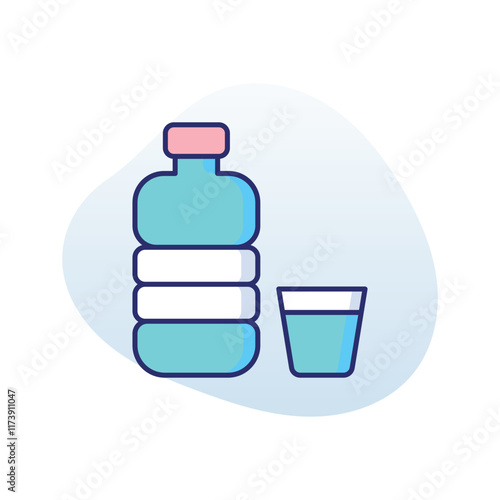 Mineral Water vector icon