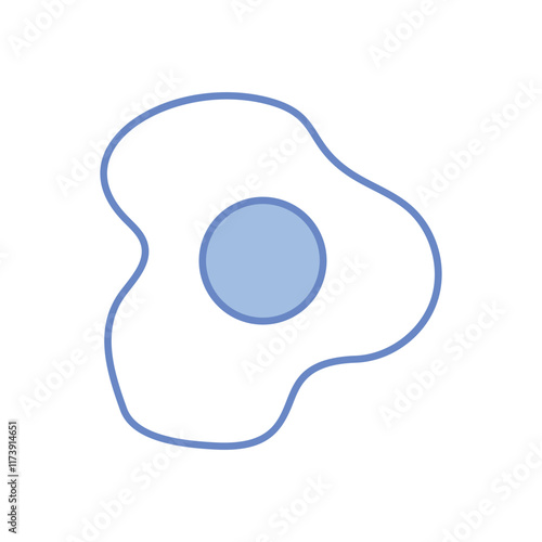 Fried Egg vector icon