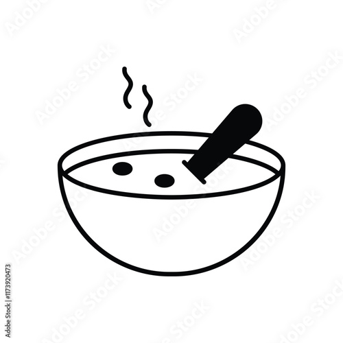 Soup vector icon