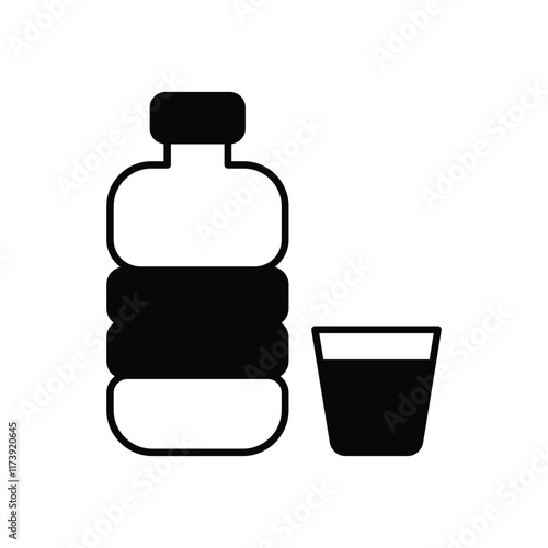 Mineral Water vector icon