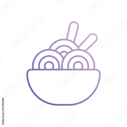 Noodles vector icon