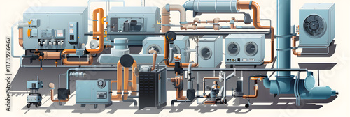 Comprehensive Collection of HVAC (Heating, Ventilation, and Air Conditioning) Equipment and Tools