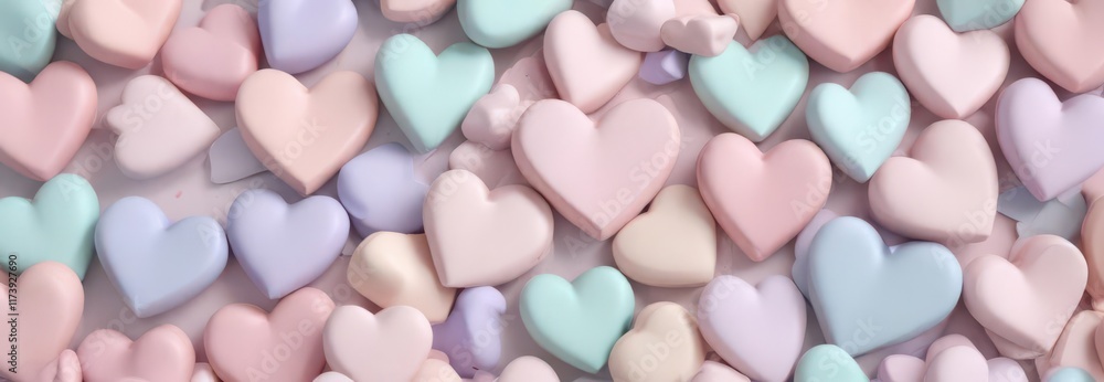 Pastel hearts, soft edges, delicate repeat Subtle color variations , pastel, summer Pastel hearts, soft edges, delicate repeat Subtle color variations , pastel, summer