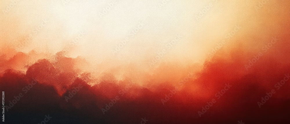 Fototapeta premium Warm Earthy Tones Gradient Background Abstract Expressionism Soft Glowing Texture Smooth Banner Poster Design