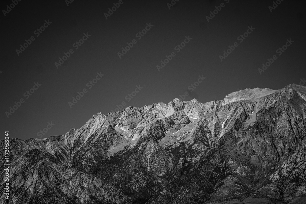 The High Sierra Nevadas, California. The High Sierra Nevadas, California.