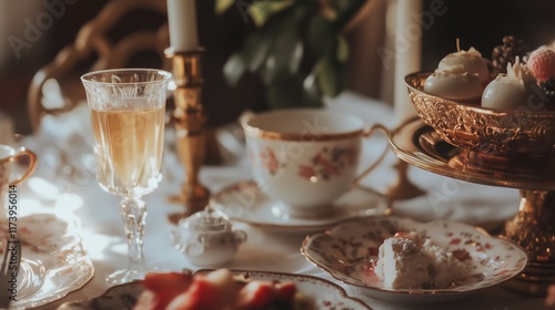 Bridgerton tea party aesthetic photo