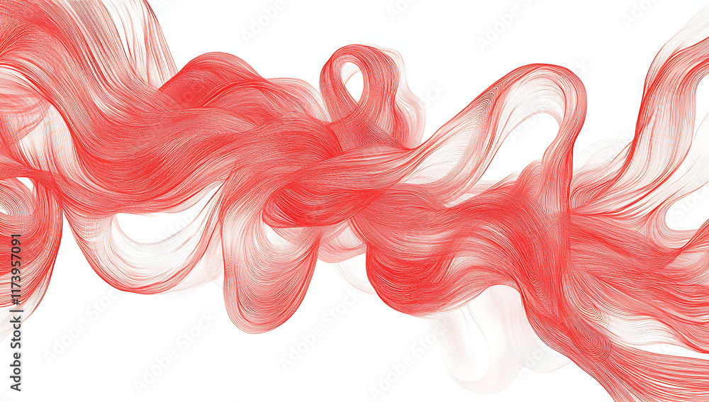 Fototapeta premium Happy valentine day. with creative love composition of the hearts. Vector illustration 