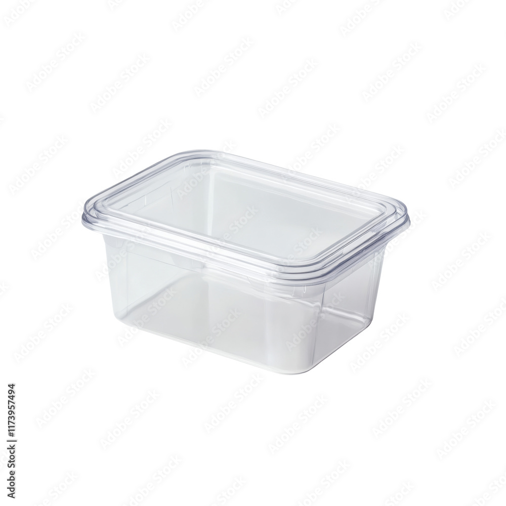 Clear plastic food container with a fitted lid. Perfect for storing and transporting food. Isolated on transparent background, png. Clear plastic food container with a fitted lid. Perfect for storing and transporting food. Isolated on transparent background, png.