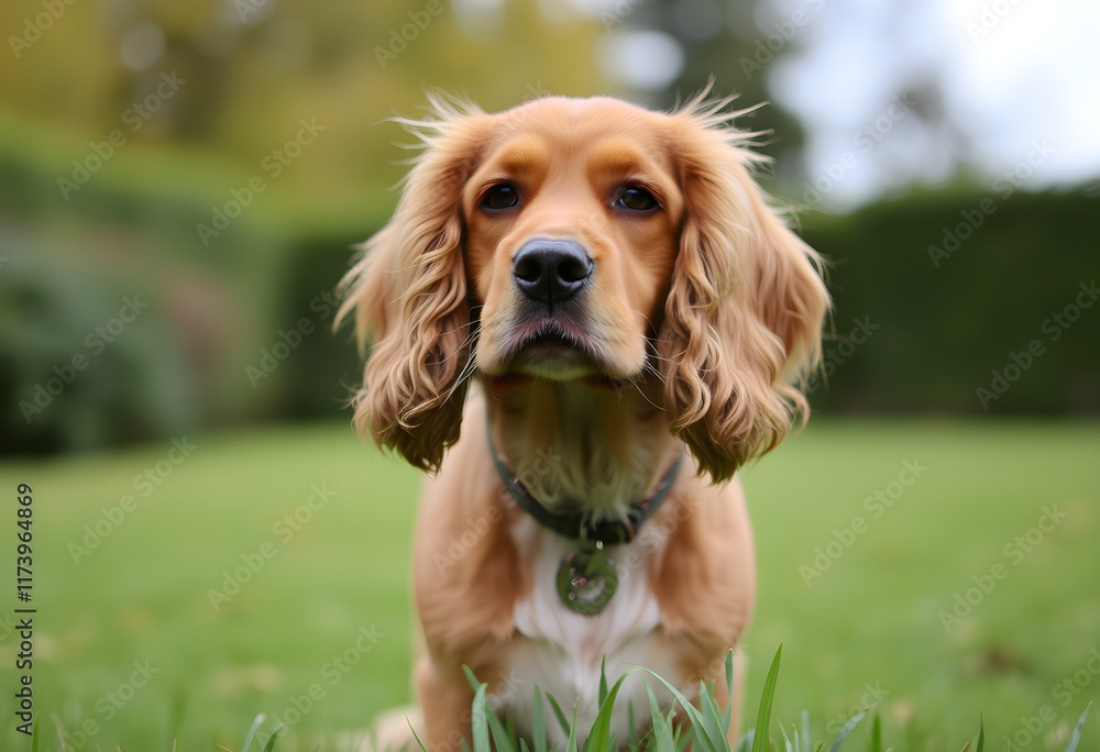 A view of a Cocker Spaniel