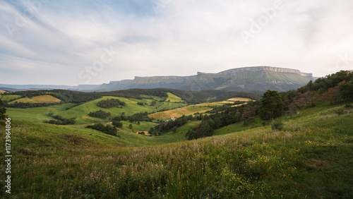 Expansive Rolling Hills in the Basque Country's Countryside photo