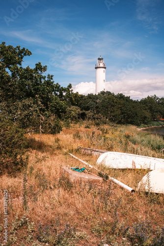 Im Norden Ölands steht der Leuchtturm Långe Erik photo