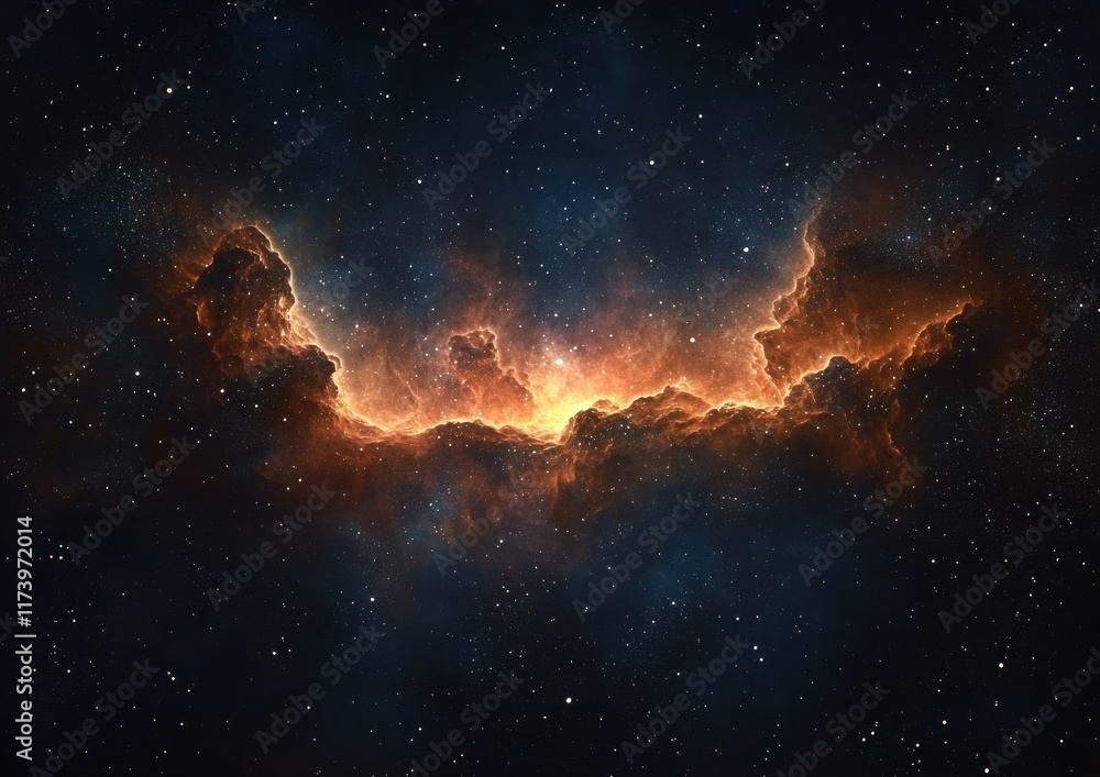 Cosmic Nebula in Deep Space with Ethereal Starlight and Vibrant Colors Cosmic Nebula in Deep Space with Ethereal Starlight and Vibrant Colors
