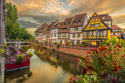 Colmar is a city and commune in the Haut-Rhin department and Alsace region of north-eastern France. photo