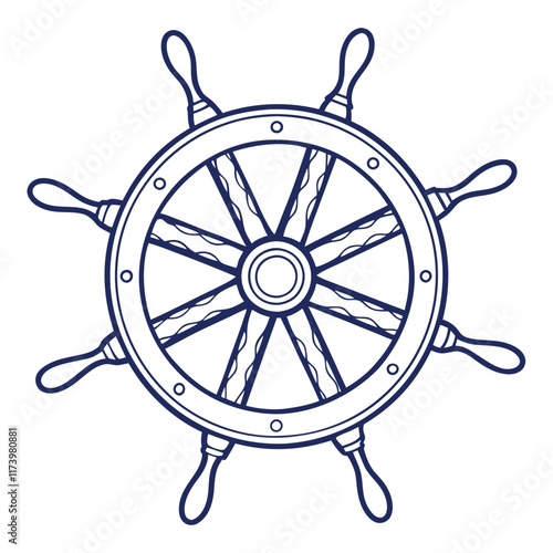 Radiating spokes from a central geometric shape Illustrator Artwork