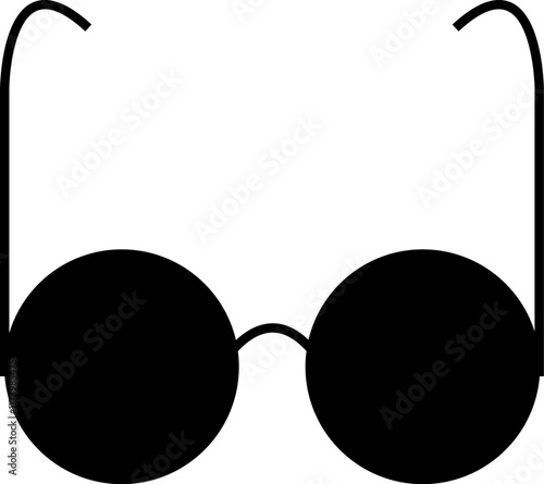 sunglass Vector Silhouette Illustration, icon