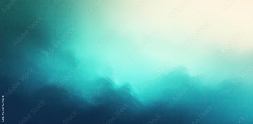 Gradient Background in Teal Green Blue with Grainy Texture and Glowing Noise for Header Poster Design Gradient Background in Teal Green Blue with Grainy Texture and Glowing Noise for Header Poster Design