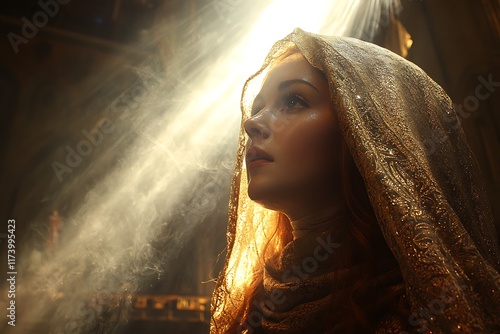 The angel’s annunciation to mary