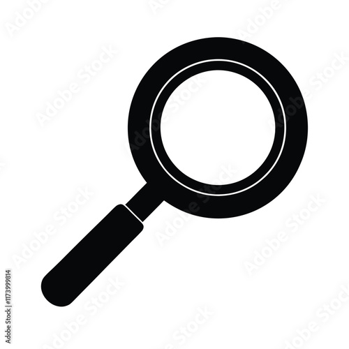 magnifying glass isolated on white