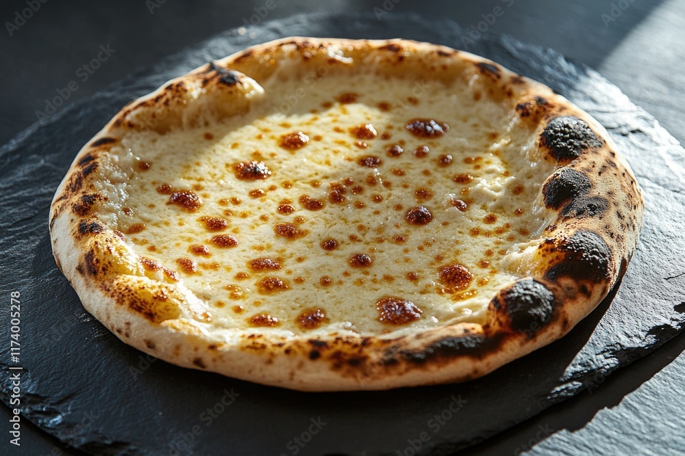 A delicious cheese pizza with a perfectly charred crust, showcasing bubbly melted cheese. A delicious cheese pizza with a perfectly charred crust, showcasing bubbly melted cheese.